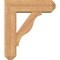 Ekena Millwork Funston Craftsman Smooth Bracket w/ Offset Brace, Western Red Cedar, 7 1/2"W x 24"D x 28"H BKT0806X24X28FST04SWR - alternate 4